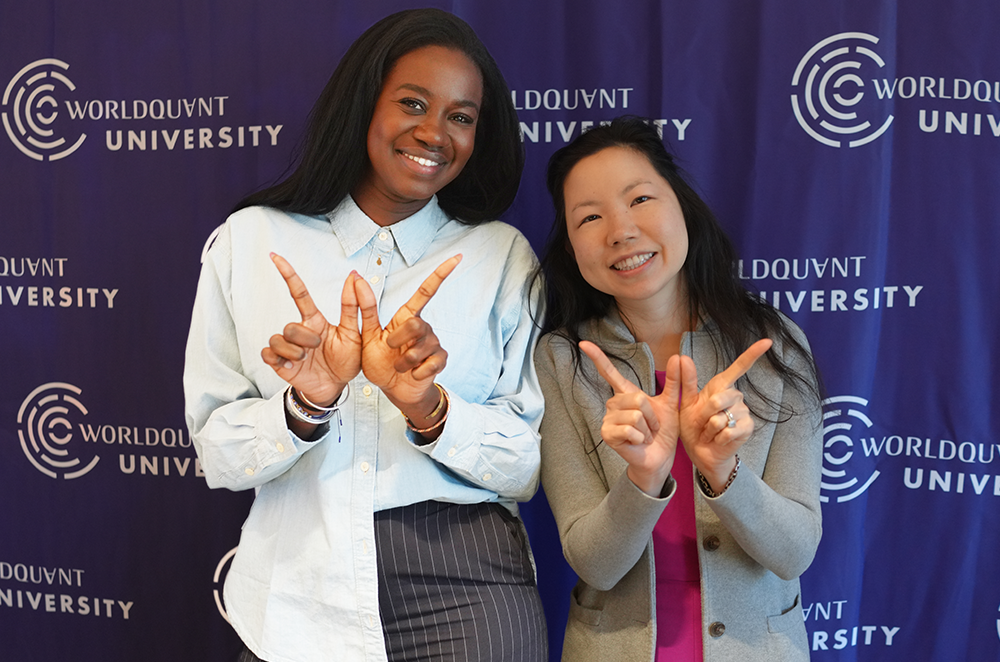 Charlotte Gueye and Tiffany Tay