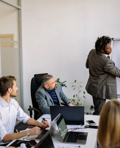 People in a conference room