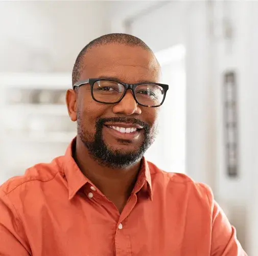 Man smiling